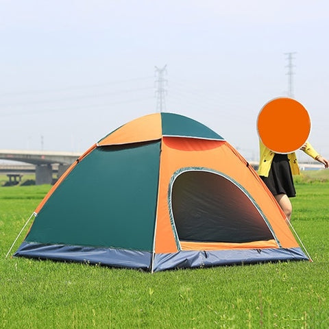 Outdoor Waterproof Hiking Camping Tent Anti-UV Portable 2 Person Ultralight Folding Tent Pop Up Automatic Open Sun Shade