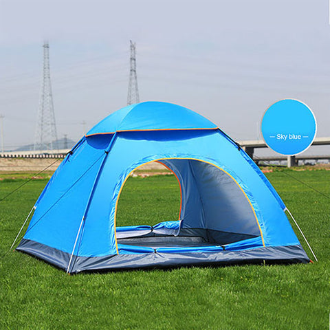 Outdoor Waterproof Hiking Camping Tent Anti-UV Portable 2 Person Ultralight Folding Tent Pop Up Automatic Open Sun Shade