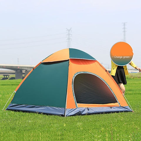 Outdoor Waterproof Hiking Camping Tent Anti-UV Portable 2 Person Ultralight Folding Tent Pop Up Automatic Open Sun Shade