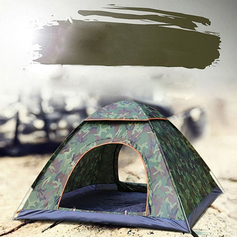 Outdoor Waterproof Hiking Camping Tent Anti-UV Portable 2 Person Ultralight Folding Tent Pop Up Automatic Open Sun Shade