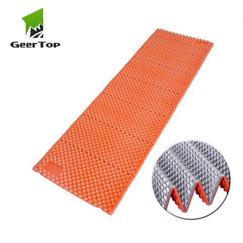 GeerTop 1 Person Ultralight Backpack Sleeping Pad Portable Camping Mattress Picnic Blanket Waterproof Beach Mat Outdoor Air Bed