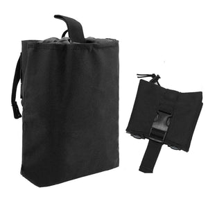 Tactical Molle Pouch Utility Magazine Drop Dump Pouch Hunting Airsoft Military Gun Ammo Foldable Pocket Belt Waist Pouch