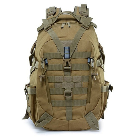 40L Camping Backpack Military Bag Men Travel Bags Tactical Army Molle Climbing Rucksack Hiking Outdoor Sac De Sport Tas XA714WA