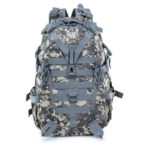 40L Camping Backpack Military Bag Men Travel Bags Tactical Army Molle Climbing Rucksack Hiking Outdoor Sac De Sport Tas XA714WA