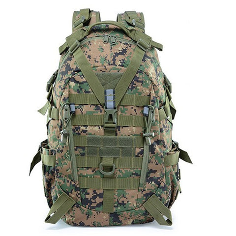 40L Camping Backpack Military Bag Men Travel Bags Tactical Army Molle Climbing Rucksack Hiking Outdoor Sac De Sport Tas XA714WA