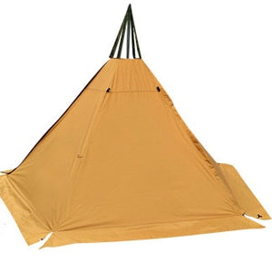 A5 Pyramid tent with a chimney hole/A tower smoke window tent Park survival Indian tent Field survival outdoor tent