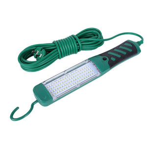 Portable LED Emergency Safety Work Light Handheld 80 LED Beads Flashlight Car Repair Torch 220V With Hook Portable Lantern