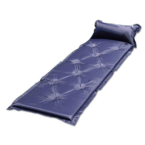 Camping Mat  Inflatable Air Sleeping Mattress With Pillow, Self Inflating Damp-proof Portable Splicing Bed Outdoor Office Pad