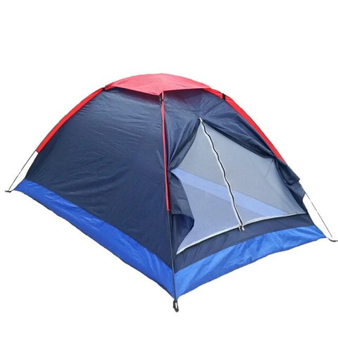 Outdoor Double Camping Tent Single-Layer Beach Tent Outdoor Travel Windproof Waterproof Awning Tent Ultralight Outdoor Folding S