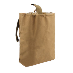 Tactical Molle Pouch Utility Magazine Drop Dump Pouch Hunting Airsoft Military Gun Ammo Foldable Pocket Belt Waist Pouch