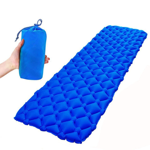 Air Mattress Inflatable Bed for Tent Portable Ultralight Sleeping Pad Air Bed Moistureproof Pad Waterproof Outdoor Camping Mat